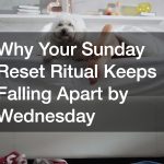 Why Your Sunday Reset Ritual Keeps Falling Apart by Wednesday
